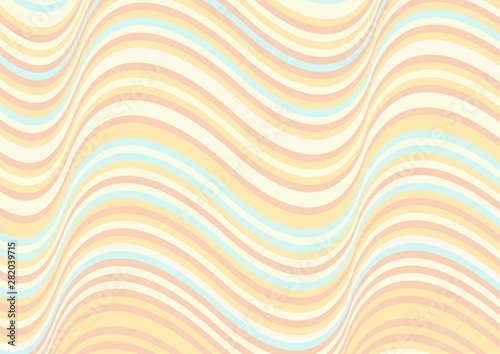 Wavy stripes background. Abstract papercut decoration