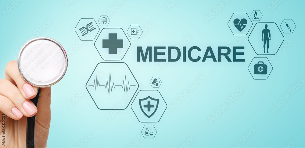 Medical concept on virtual screen. Healthcare. Online medical consultation and health check, EMR, EHR. Medical concept on virtual screen. Healthcare. Online medical consultation and health check, EMR, EHR.