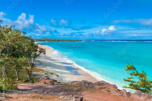 Принти на полотні Plage d’Anse Ali, île Rodrigues, Maurice
