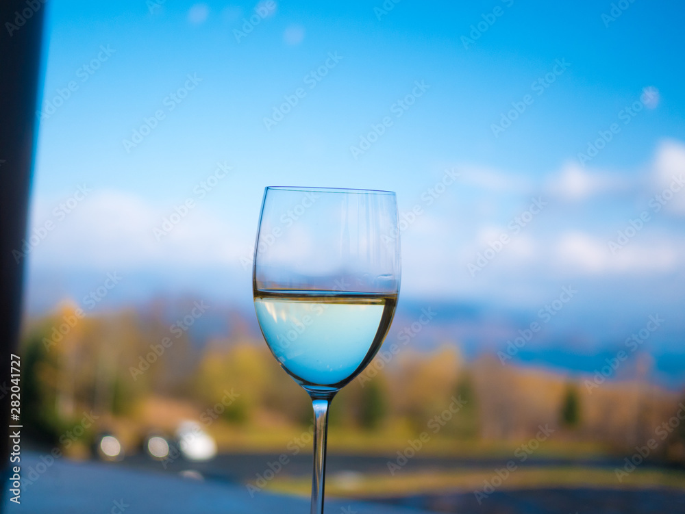 Obraz premium Delicious food I ate on a trip.wine.