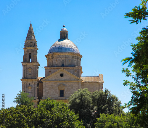 Kirche, Madonna di San Biagio, Toskana Italien