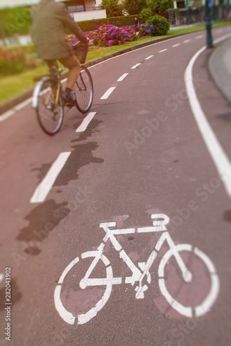 bike lane signal, ecological transport