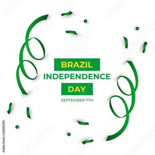 Happy Federative Republic of Brazil Independence Day Vector Design Template Illustration