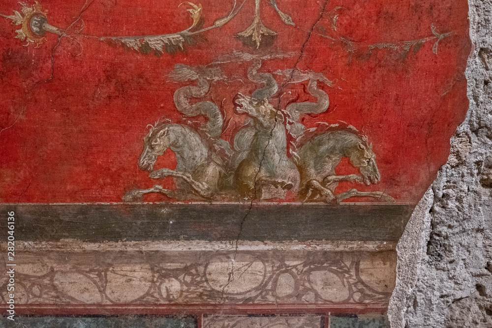 Fresco In Pompeii