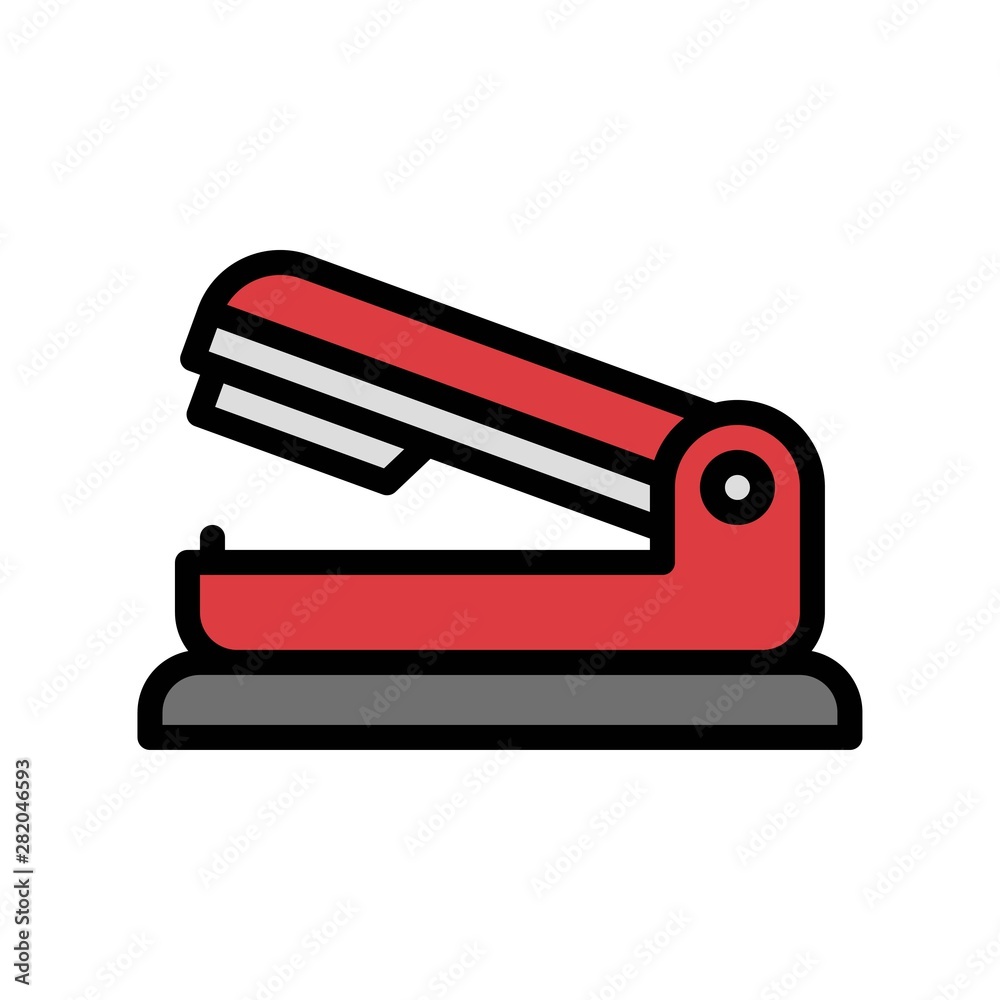 Stapler vector, Back to school filled design icon Stapler vector, Back to school filled design icon
