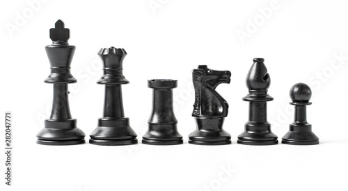 chess isolated on white