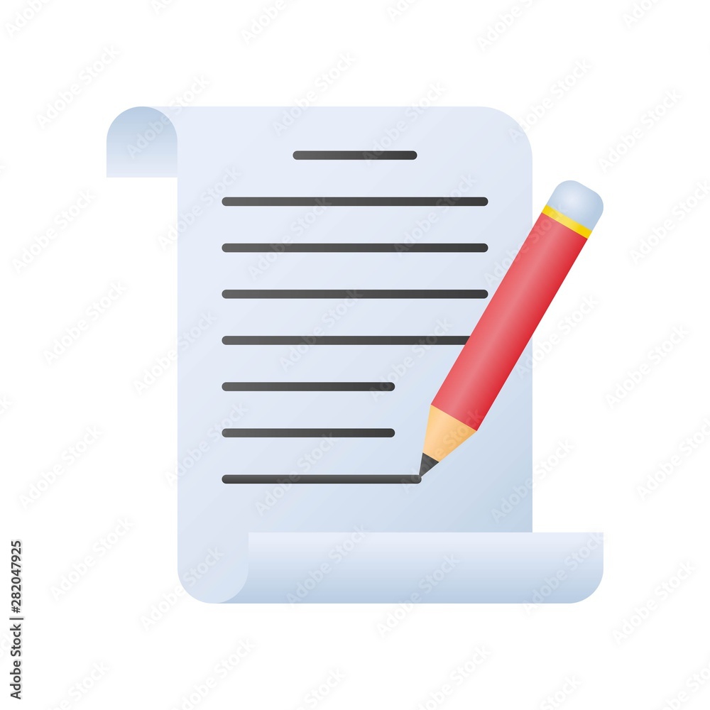 Exam vector, Back to school gradient design icon Exam vector, Back to school gradient design icon