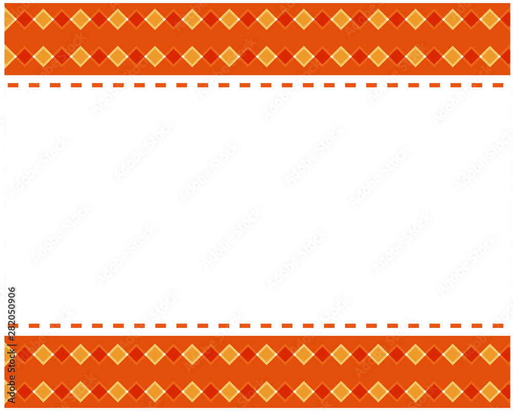 チェック 柄 壁紙 背景 ハロウィン カード メッセージカード 枠 ライン Stock Vector Adobe Stock