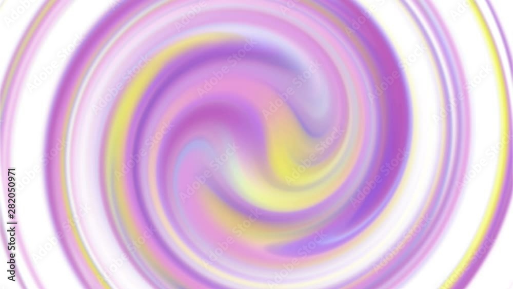 4K Abstract slowly rotating animation consisting of purple, blue, yellow, pink lines on a neutral white background. 4K Abstract slowly rotating animation consisting of purple, blue, yellow, pink lines on a neutral white background.