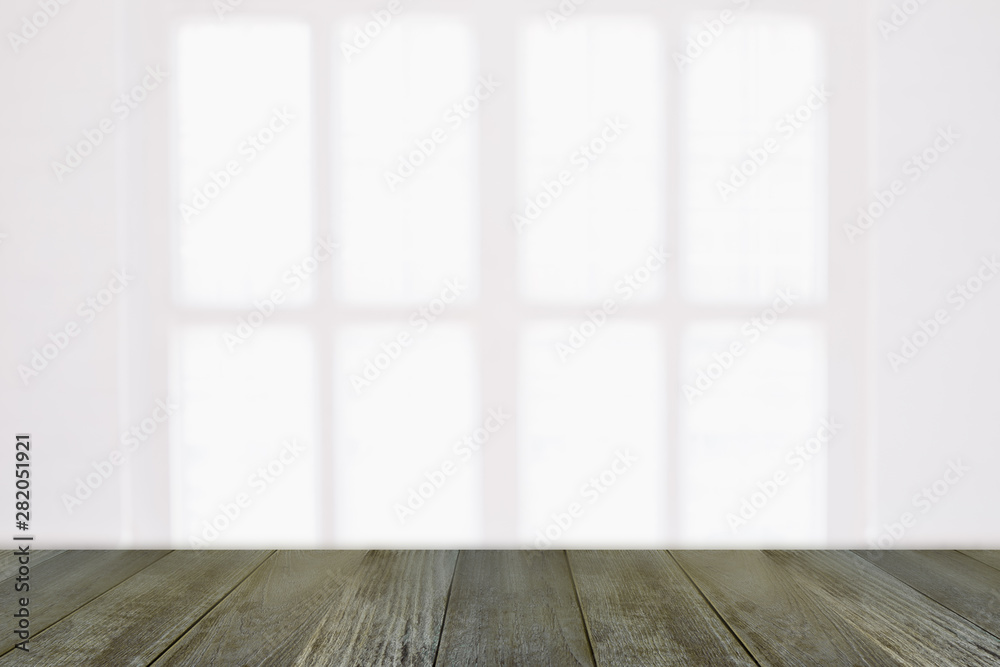 Empty wooden table and window room interior decoration background, product montage display,can be used for display or montage your products.Mock up for display of product. Empty wooden table and window room interior decoration background, product montage display,can be used for display or montage your products.Mock up for display of product.