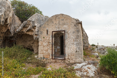 Mouttallos Cliffs city park in Paphos, Cyprus © yegorov_nick