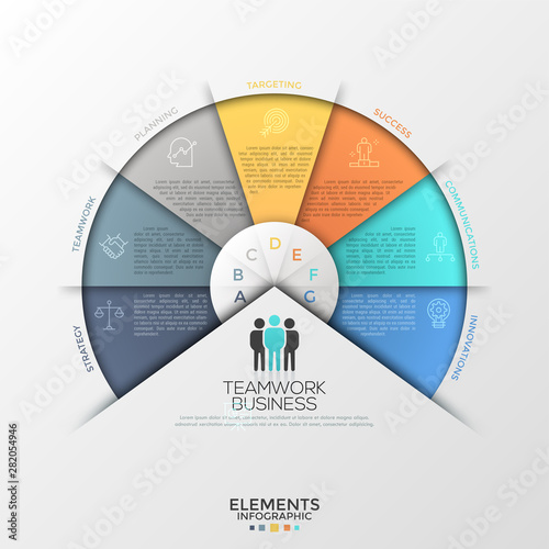 Creative infographic design template