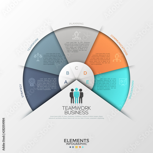 Creative infographic design template