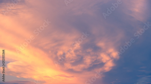 Fototapeta Naklejka Na Ścianę i Meble -  Beautiful sky with clouds background, Sky with clouds weather nature cloud blue.