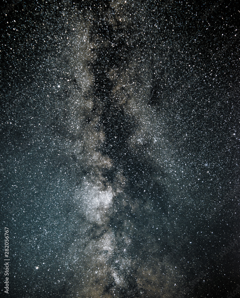 Milky Way and starry sky background