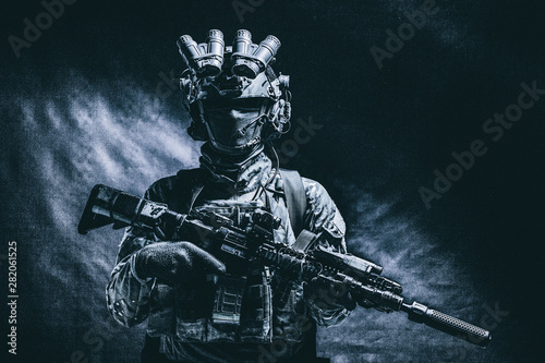 Army special forces fighter...