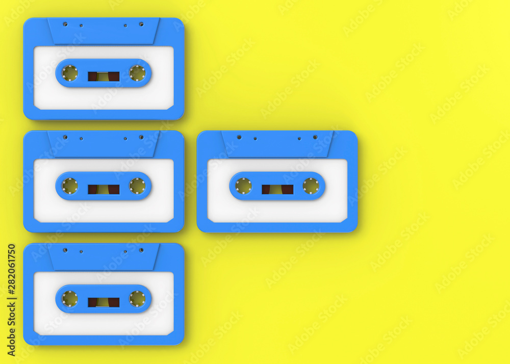 Cassette Tape - 3D Cassette Tape - 3D