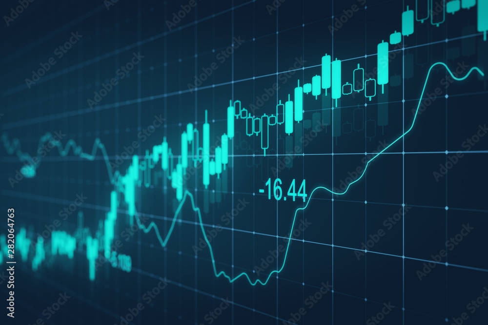 Investment and stats concept Investment and stats concept