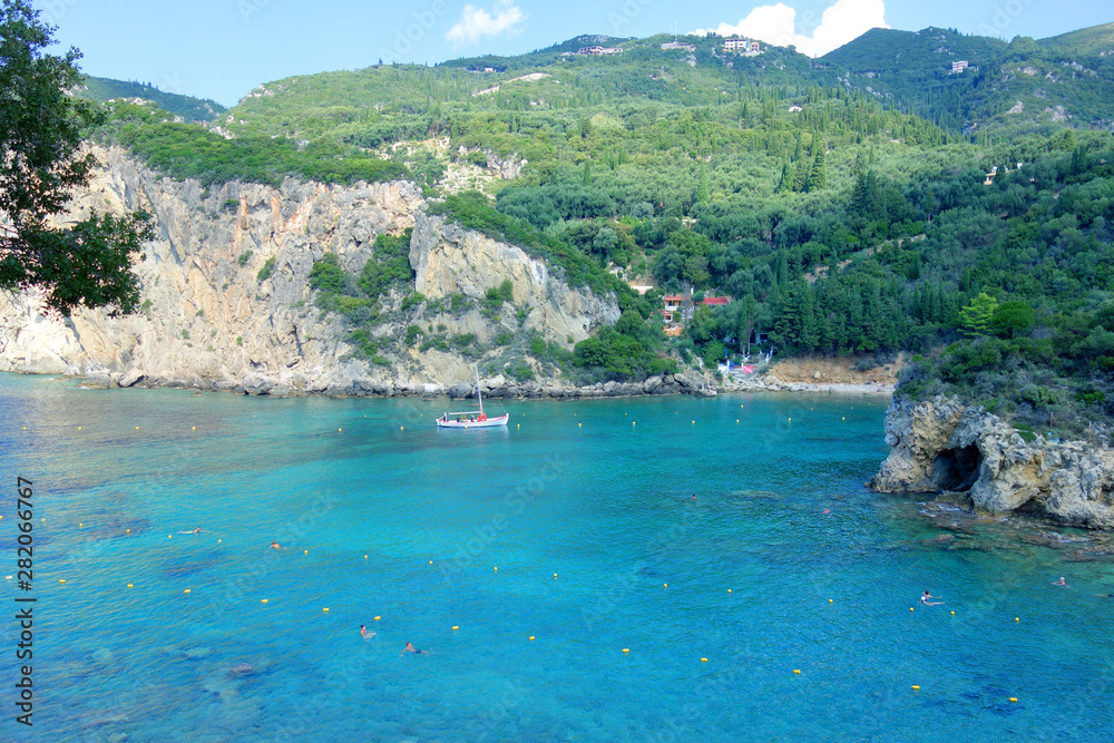 Corfu sea landscape