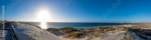 Photos Dunes of Coral Bay Australia panorama during early evening close to sunset