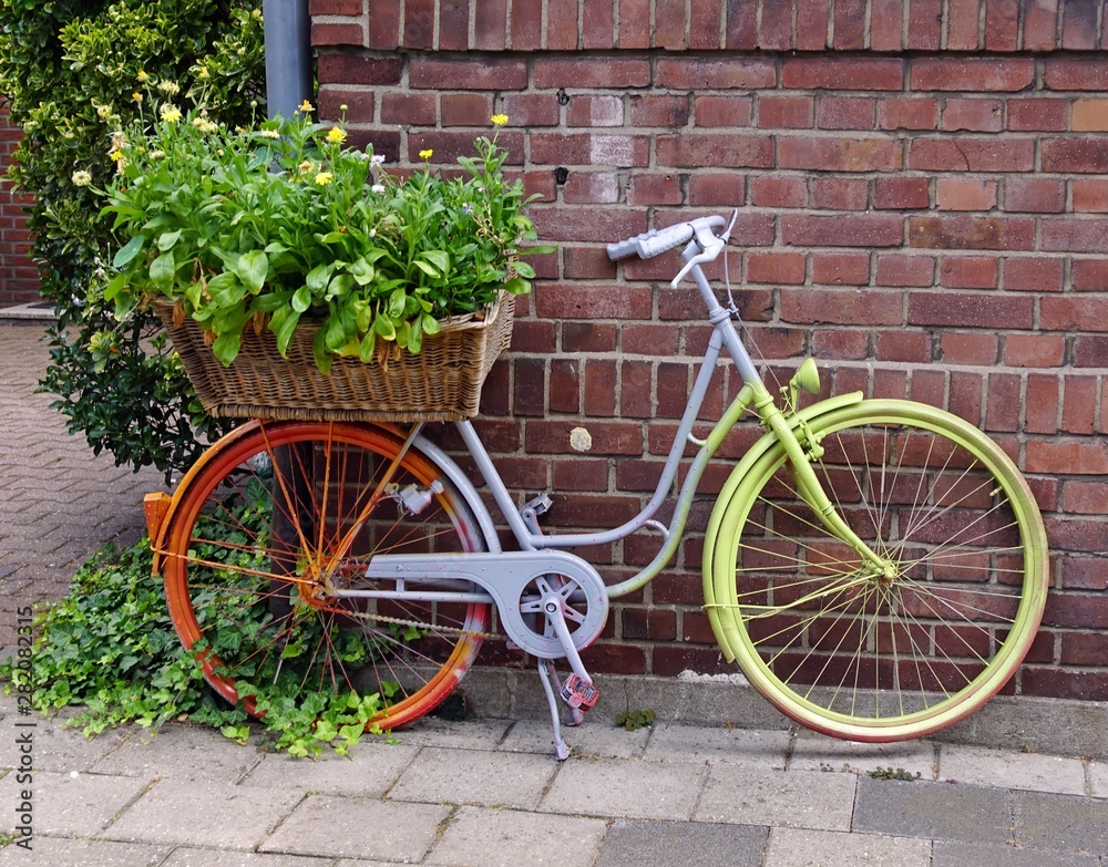 Geschmücktes Fahrrad