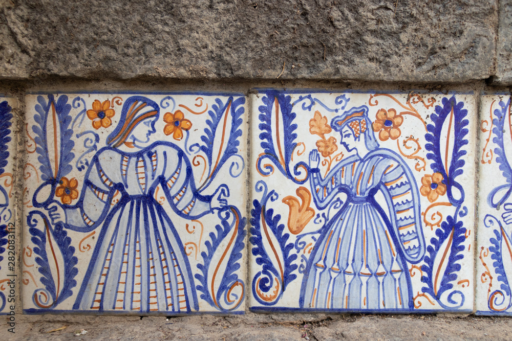 Le famose ceramiche della Scalinata di Santa Maria del Monte di Caltagirone in Sicilia	