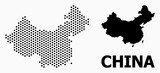Pixelated Mosaic Map of China