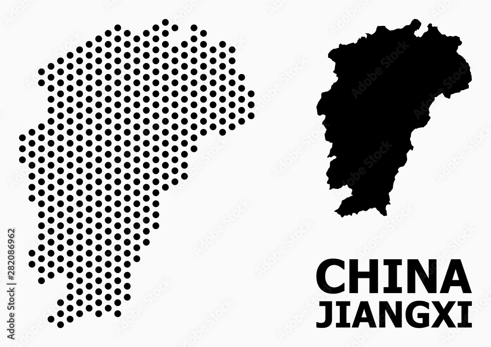 Pixel Pattern Map of Jiangxi Province