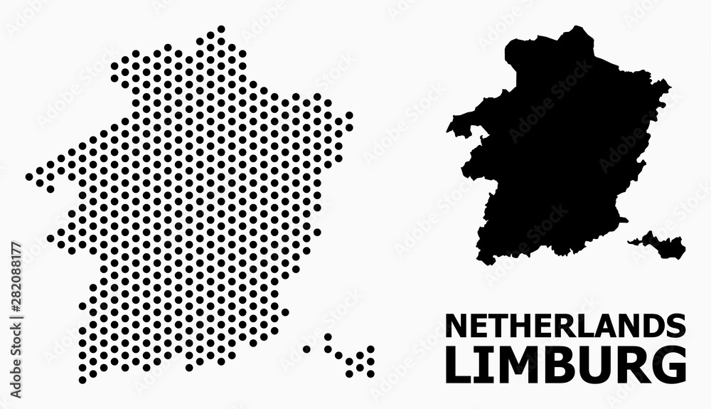 Pixelated Pattern Map of Limburg Province