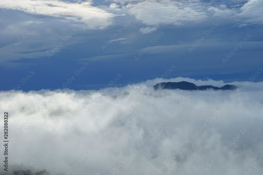 aerial view of mountains