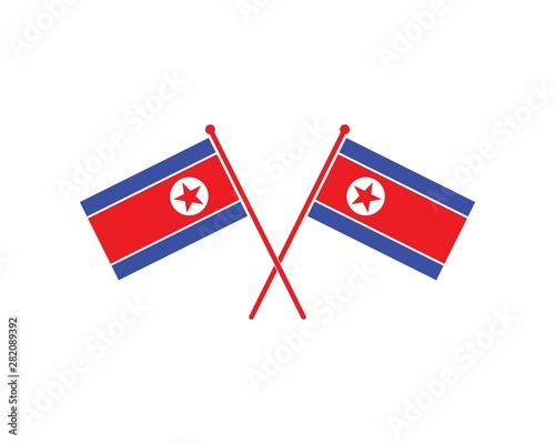 Free Download north korean flag icon logo vector - GFXLoad