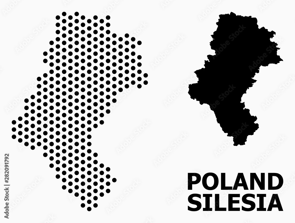Pixelated Pattern Map of Silesia Province