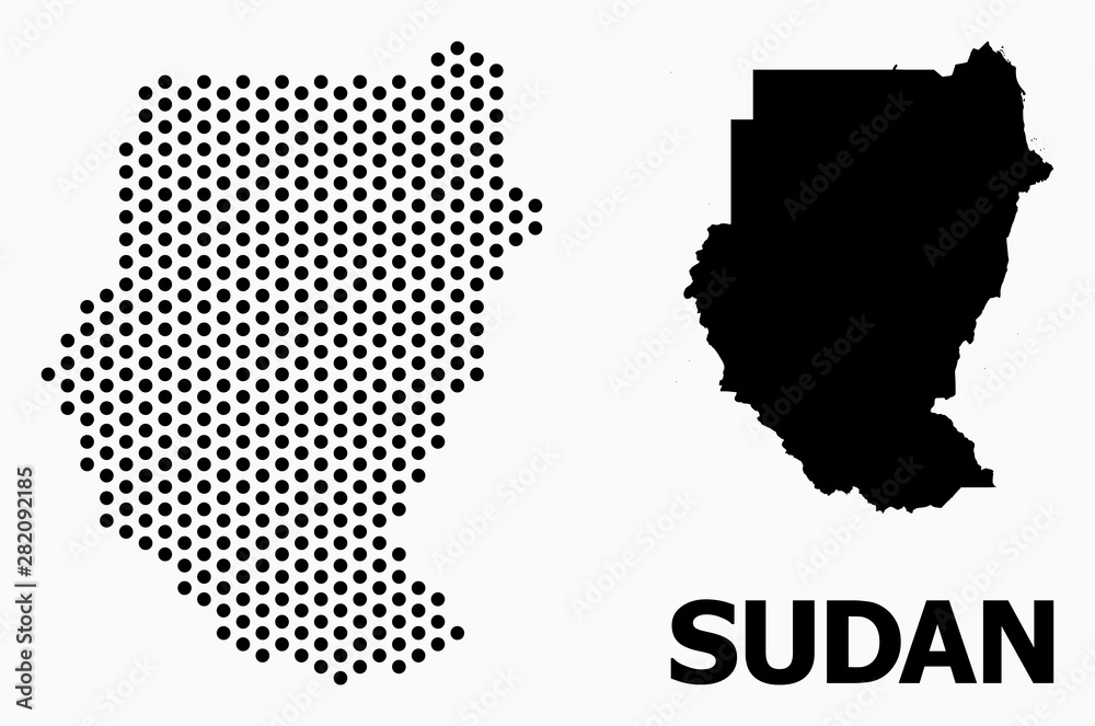 Pixel Pattern Map of Sudan