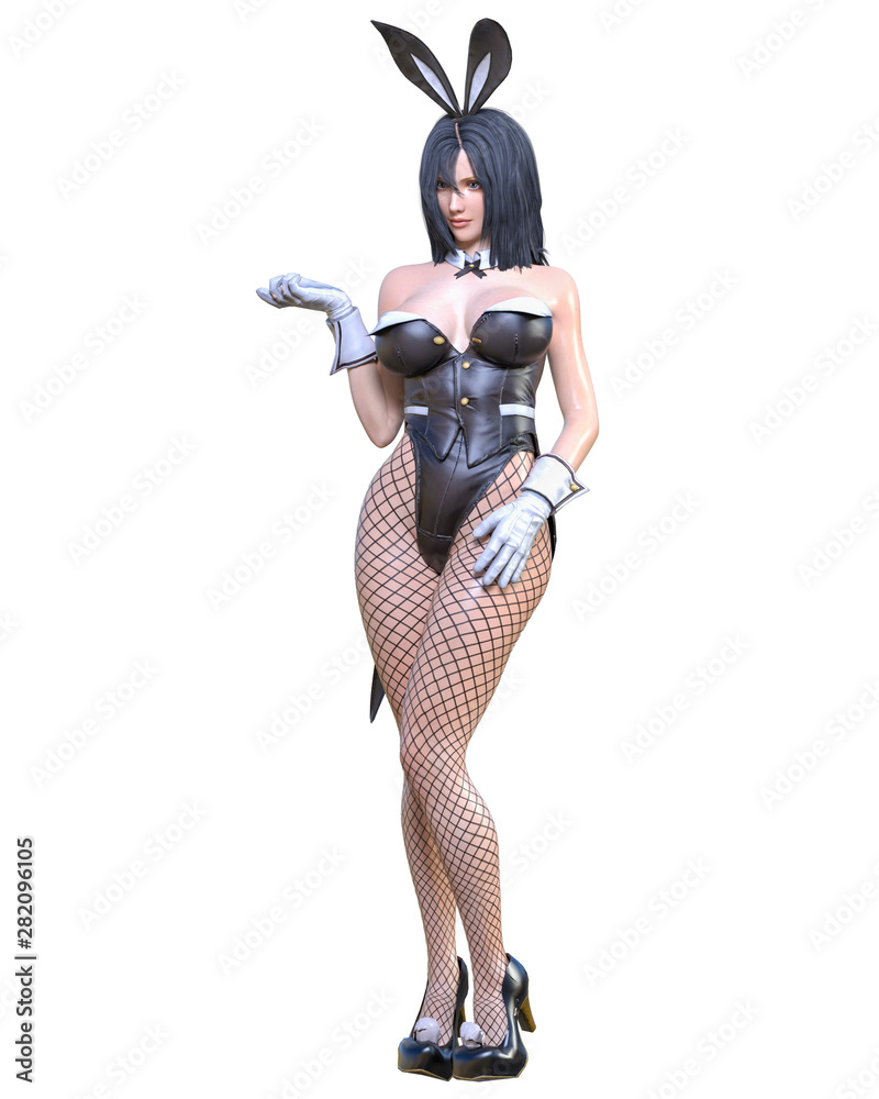3D comics cosplay anime bunny girl. 3D comics cosplay anime bunny girl.