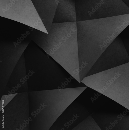  Background with geometric shapes of paper, composition abstract