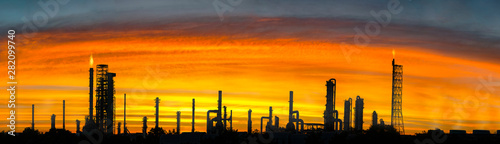 Industrial at twilight © background photo