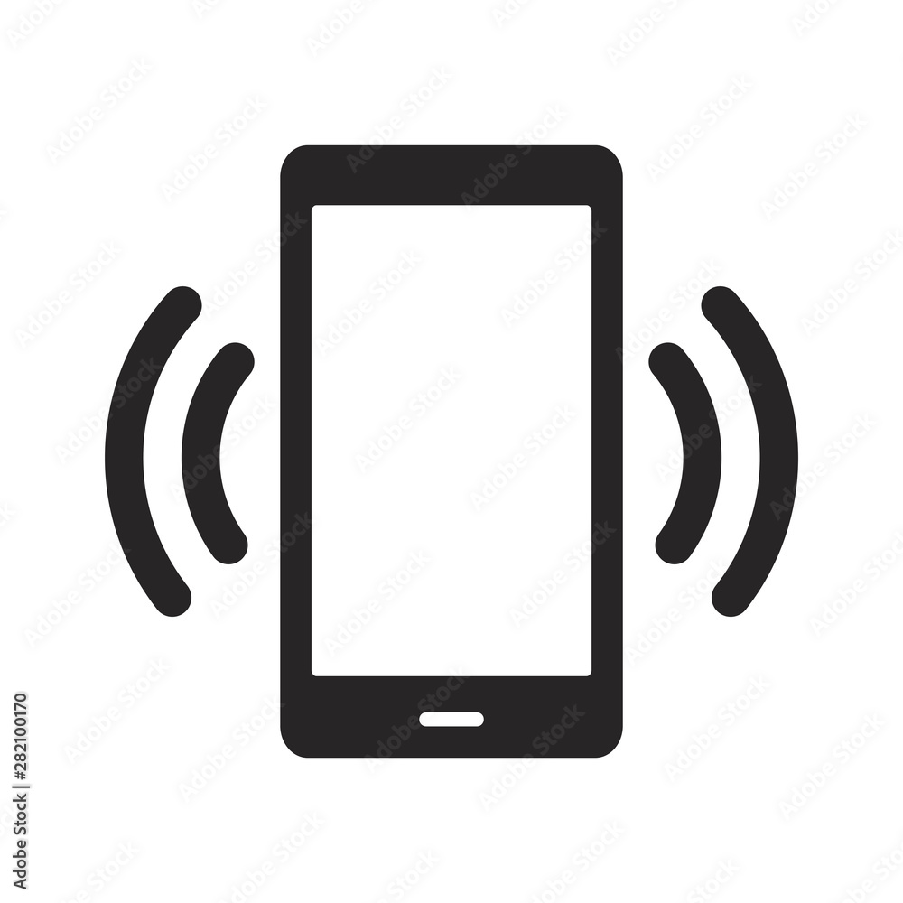 smartphone, mobile phone ringing or vibrating flat icon for apps and websites smartphone, mobile phone ringing or vibrating flat icon for apps and websites