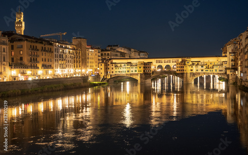 Ponte Vecchio at night. Florence, Italy © Alexander