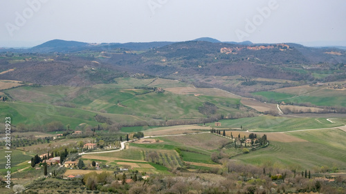 Hills and fields. Tuscany  Italy