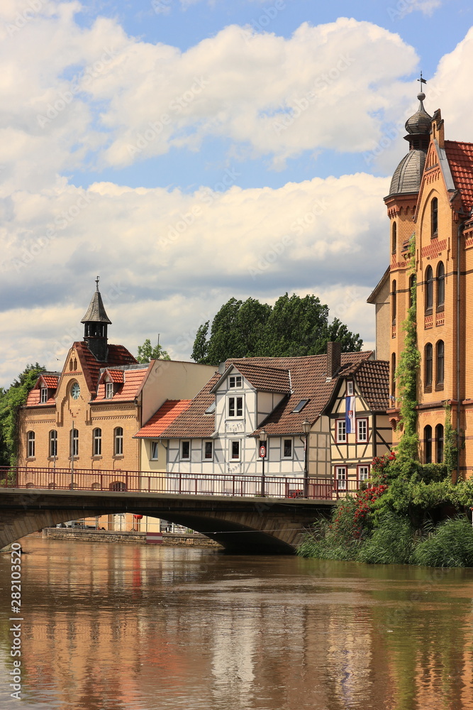 Werra und Werrabrücke in Eschwege Werra und Werrabrücke in Eschwege