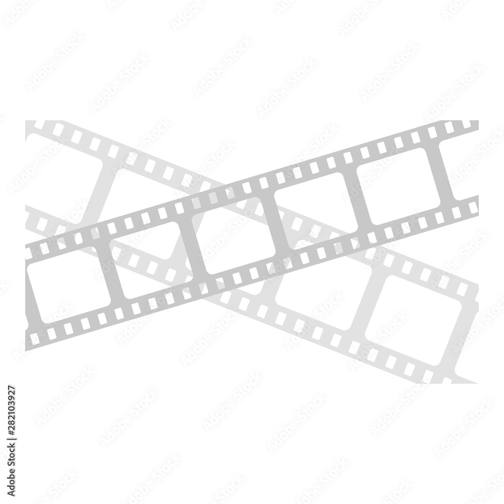 Cinema film icon. Flat illustration of cinema film vector icon for web design