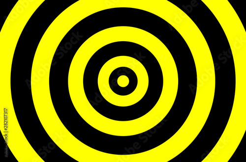 Black and yellow circle background for print, gift, web, scrap and patchwork