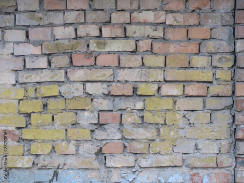 dirty grunge brick wall surface