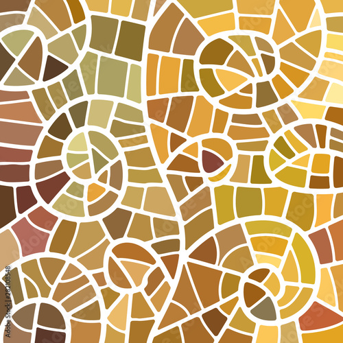 abstract vector stained-glass mosaic background