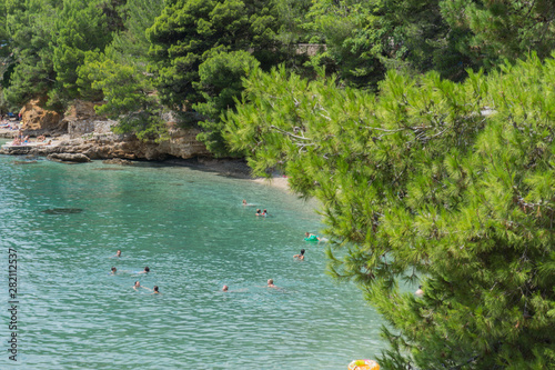 Croatian beach  island of Brac  Bol