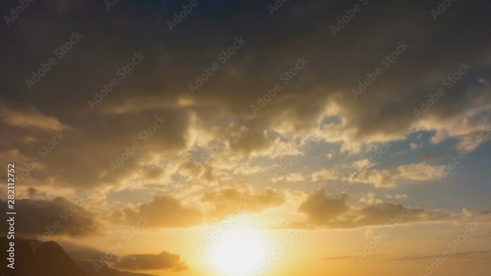 Sunset clouds moving rapidly. Wonderful natural background Time lapse clip, interval shooting in HD 1080 Sunset clouds moving rapidly. Wonderful natural background Time lapse clip, interval shooting in HD 1080
