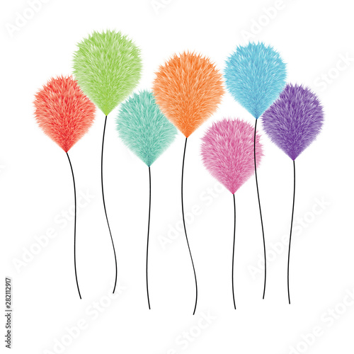 fluffy ballons