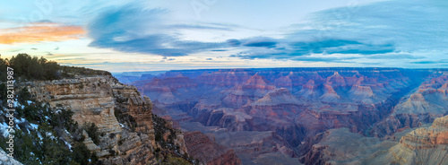 Grand Canyon Sunrise from Hermest Trail Point