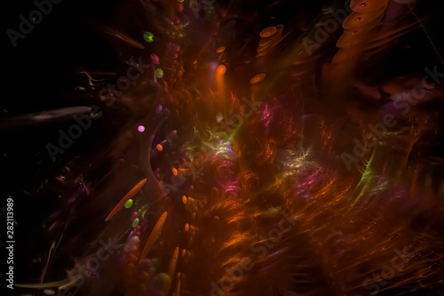 abstract digital fractal fantasy design creative beautiful