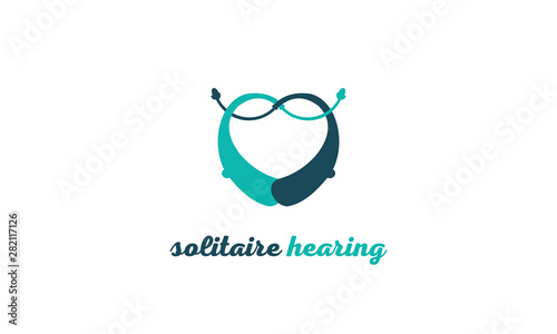 Hearing Logo Template vector icon design